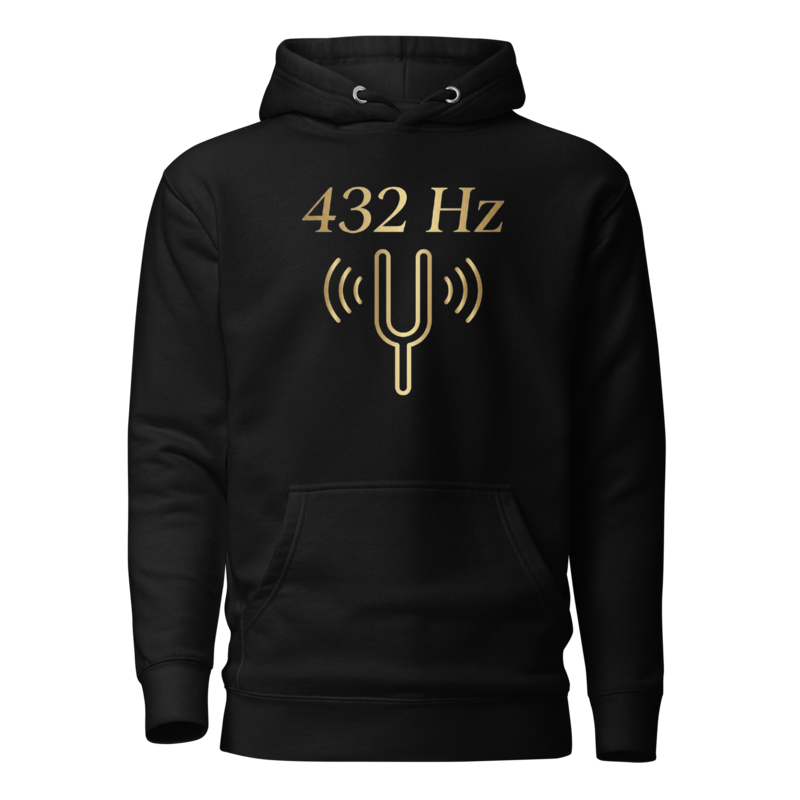 432 Hz Pullover Hoodie — front print