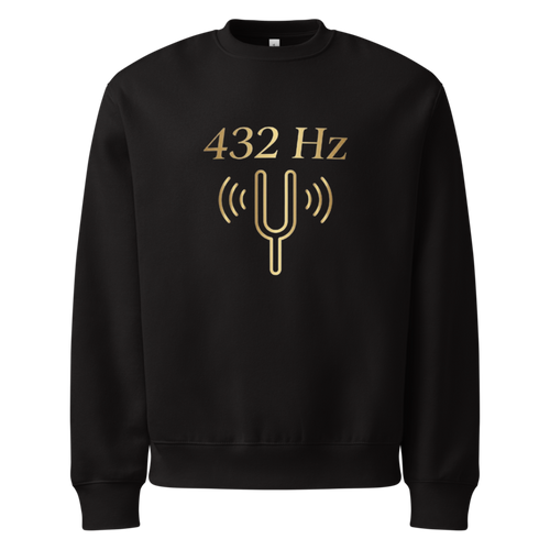432 Hz Heavyweight Sweatshirt — front print
