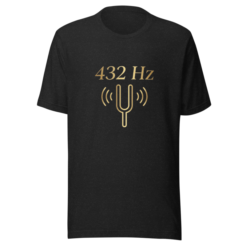 432 Hz Classic Tee — front print